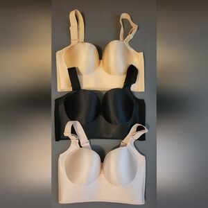 Lot Of 3 * MEDIUM * Shaping Support Bra + STRAPLESS Option * COMFIT